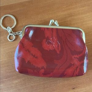 Patricia Nash Red Floral Coin Purse